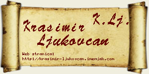 Krasimir Ljukovčan vizit kartica